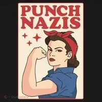 Punch Nazis Doggie Tank thumb 4
