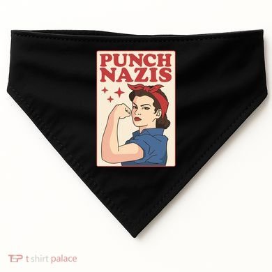 Punch Nazis USA-Made Doggie Bandana