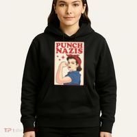Punch Nazis Hoodie thumb 5