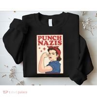 Punch Nazis Sweatshirt thumb 2
