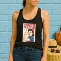 Punch Nazis Women's Tank Top thumb 2