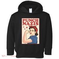 Punch Nazis Toddler Hoodie thumb 0