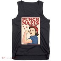 Punch Nazis Tank Top thumb 0