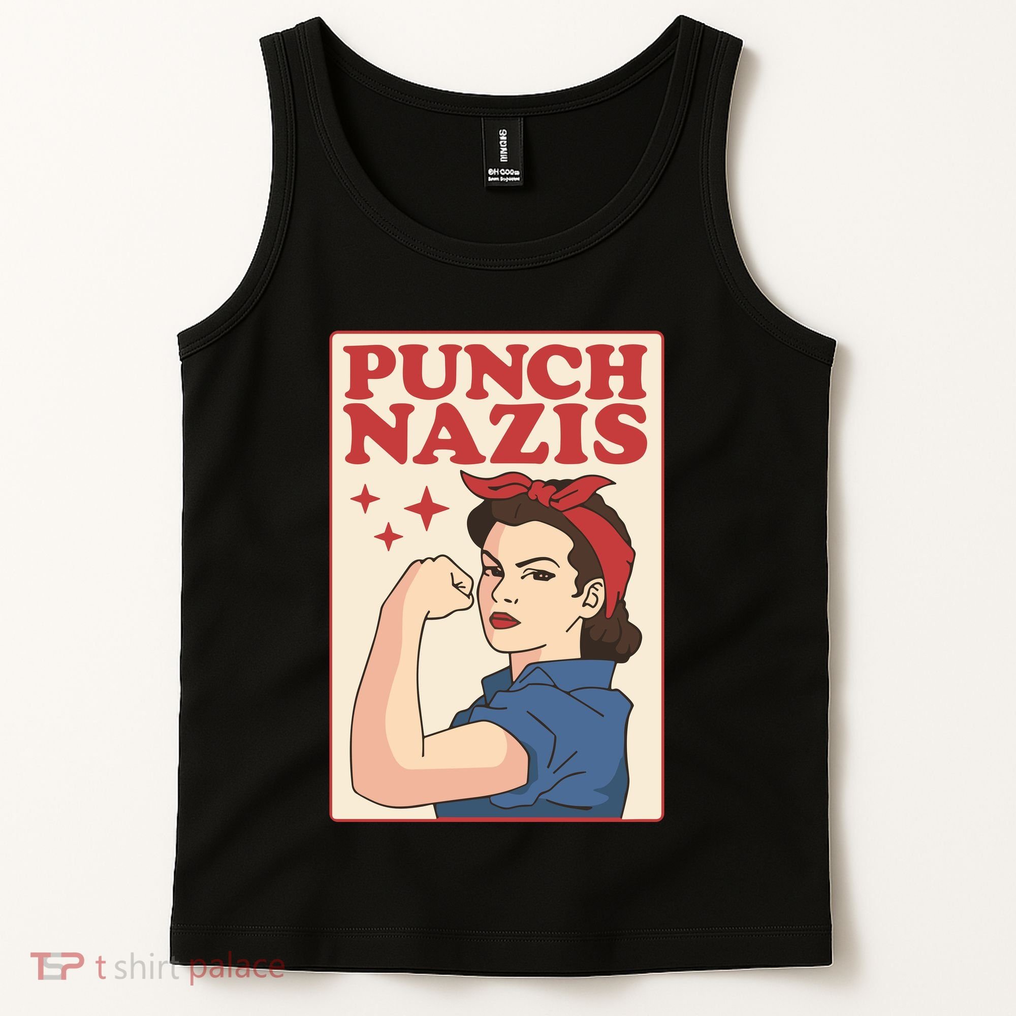 Punch Nazis Tank Top