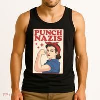 Punch Nazis Tank Top thumb 3
