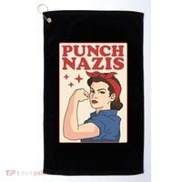 Punch Nazis Golf Towel thumb 0