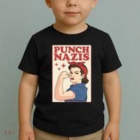 Punch Nazis Toddler T-Shirt thumb 2
