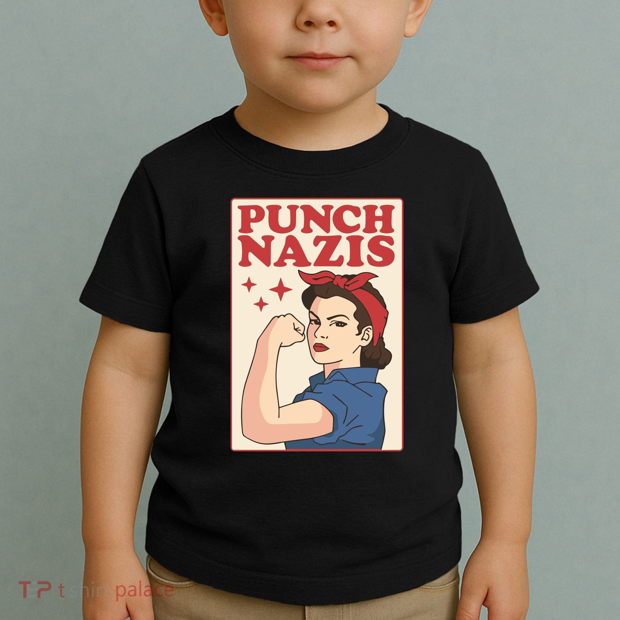 Punch Nazis Toddler T-Shirt
