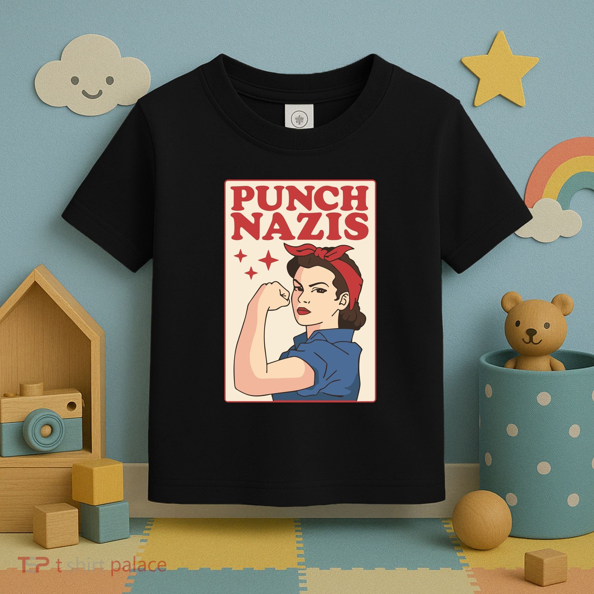 Punch Nazis Toddler T-Shirt