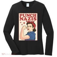 Punch Nazis Women's Long Sleeve Shirt thumb 0