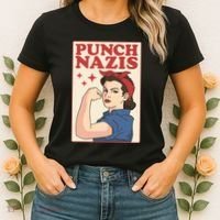 Punch Nazis Women's T-Shirt thumb 2