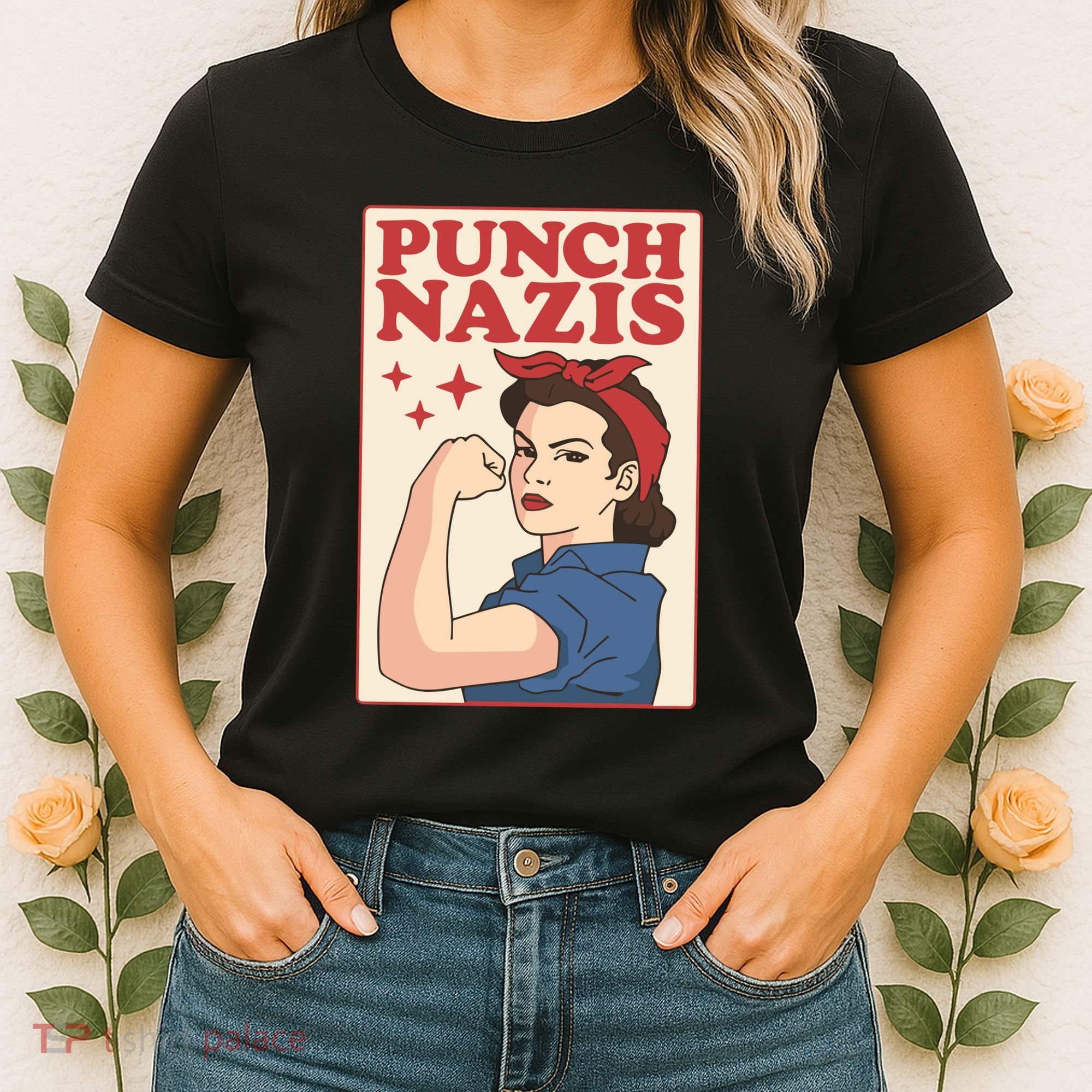 Punch Nazis Women's T-Shirt