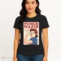 Punch Nazis Women's T-Shirt thumb 4