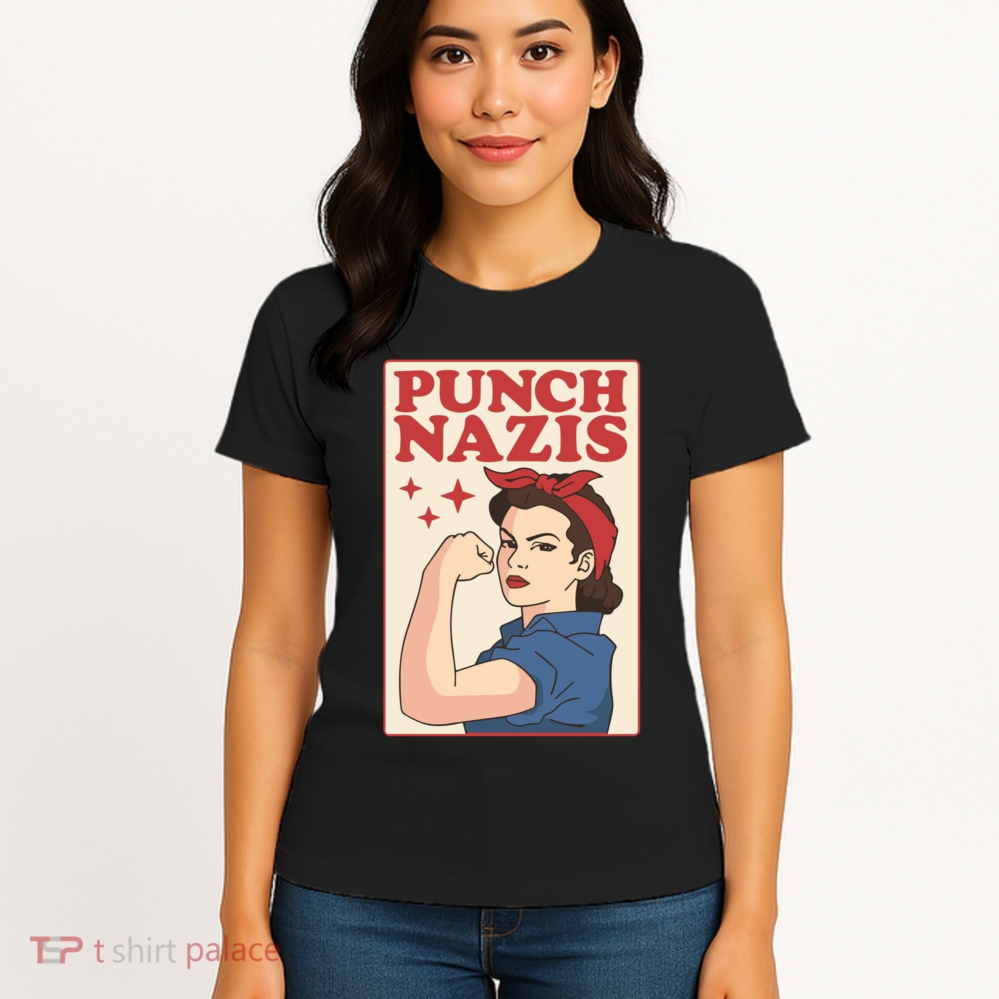 Punch Nazis Women's T-Shirt