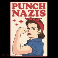 Punch Nazis Women's T-Shirt thumb 6