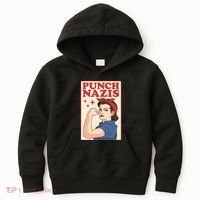 Punch Nazis Kids Hoodie thumb 0