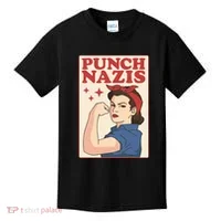 Punch Nazis Kids T-Shirt thumb 0