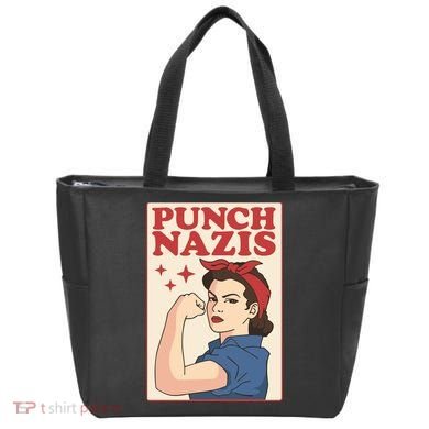Punch Nazis Tote Bag