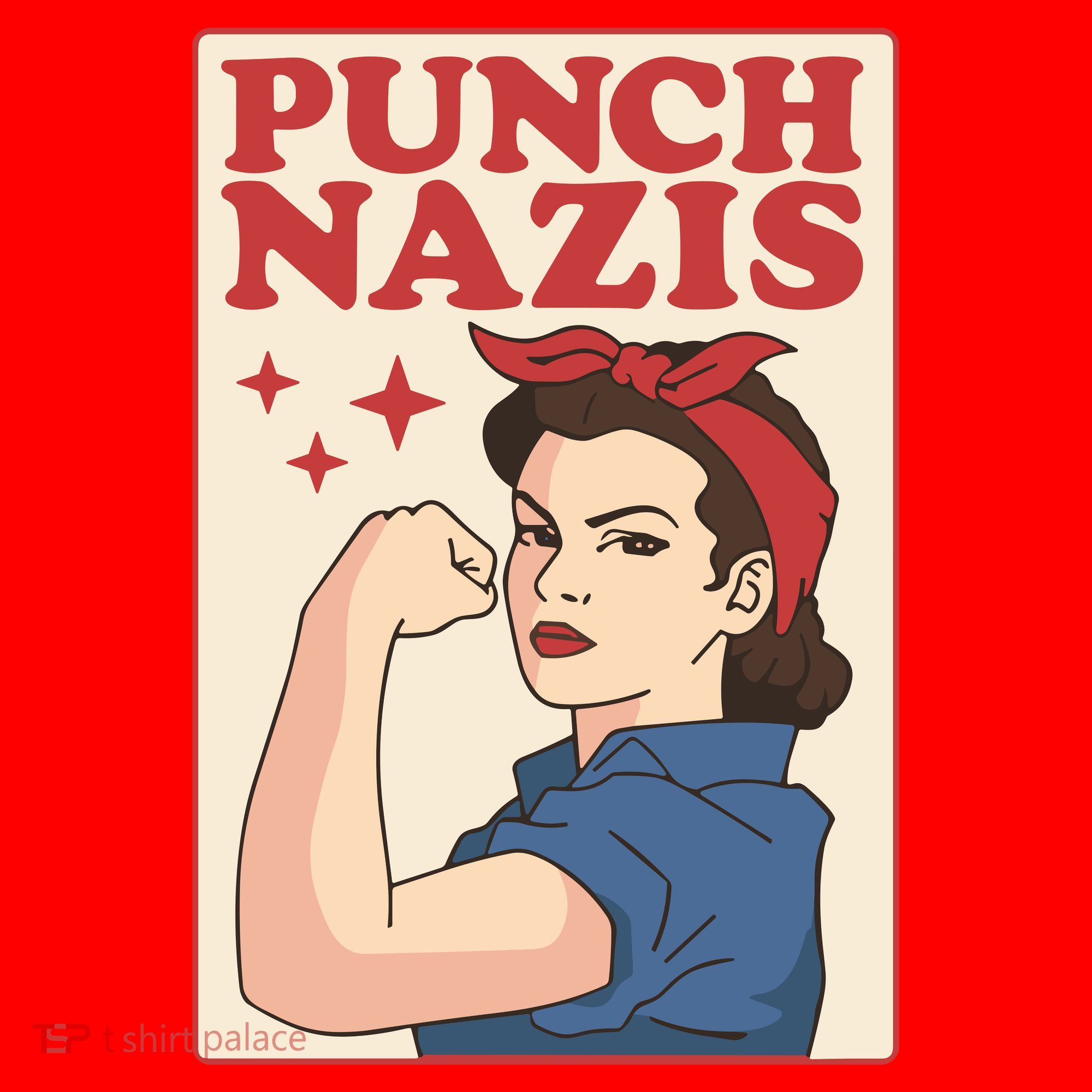 Punch Nazis Santa Hat