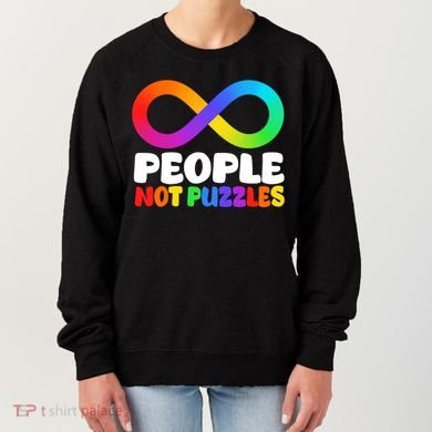 People Not Puzzles Autism Awareness Women's Sweatshirt