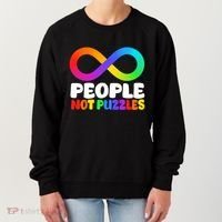 People Not Puzzles Autism Awareness Women's Sweatshirt thumb 0