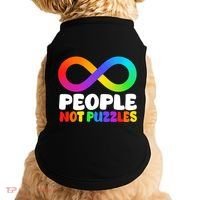 People Not Puzzles Autism Awareness Doggie Tank thumb 0