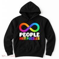 People Not Puzzles Autism Awareness Hoodie thumb 0