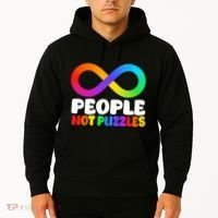 People Not Puzzles Autism Awareness Hoodie thumb 2
