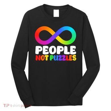 People Not Puzzles Autism Awareness Long Sleeve Shirt