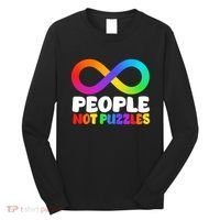 People Not Puzzles Autism Awareness Long Sleeve Shirt thumb 0