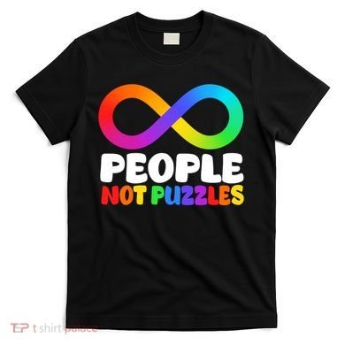 People Not Puzzles Autism Awareness T-Shirt