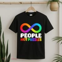 People Not Puzzles Autism Awareness T-Shirt thumb 2