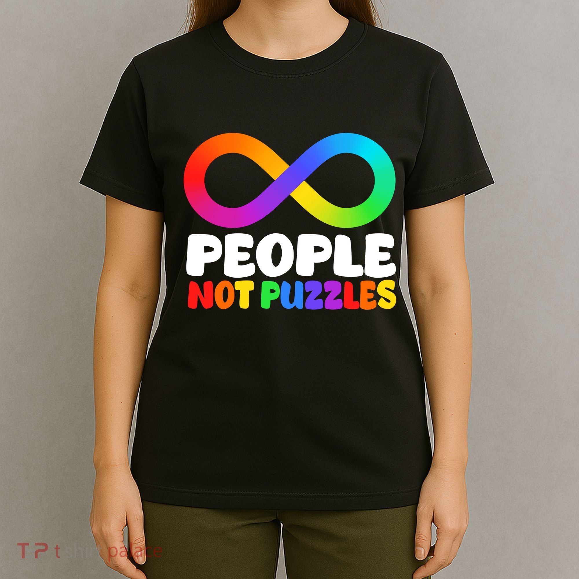 People Not Puzzles Autism Awareness T-Shirt