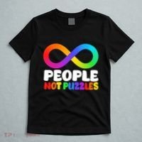 People Not Puzzles Autism Awareness T-Shirt thumb 5