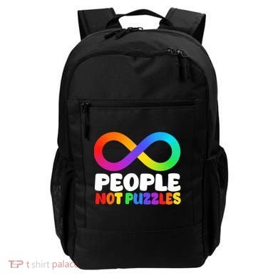 People Not Puzzles Autism Awareness Backpack