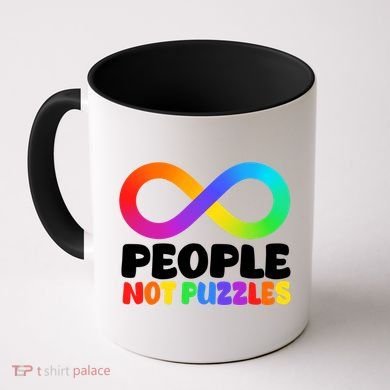People Not Puzzles Autism Awareness Coffee Mug
