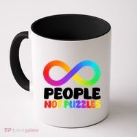 People Not Puzzles Autism Awareness Coffee Mug thumb 0