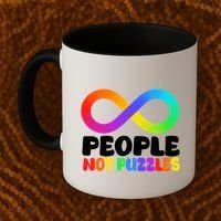 People Not Puzzles Autism Awareness Coffee Mug thumb 2