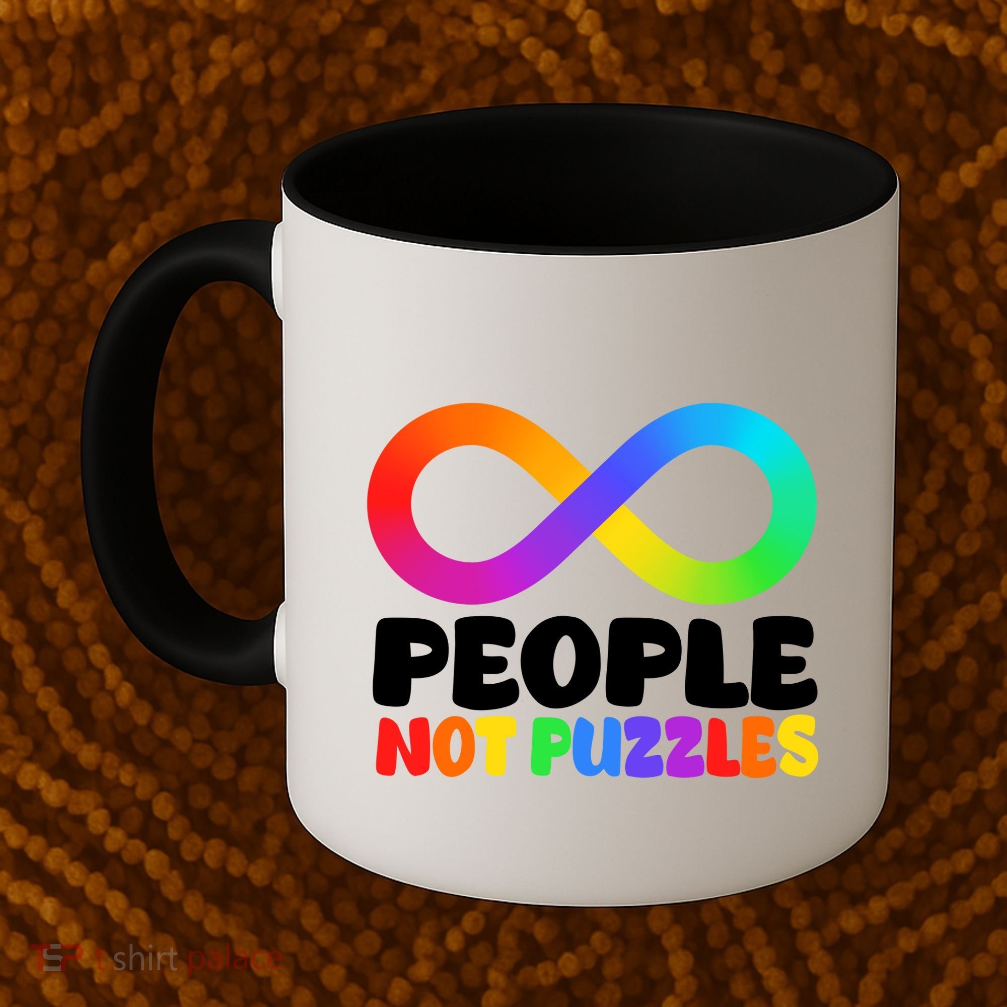 People Not Puzzles Autism Awareness Coffee Mug