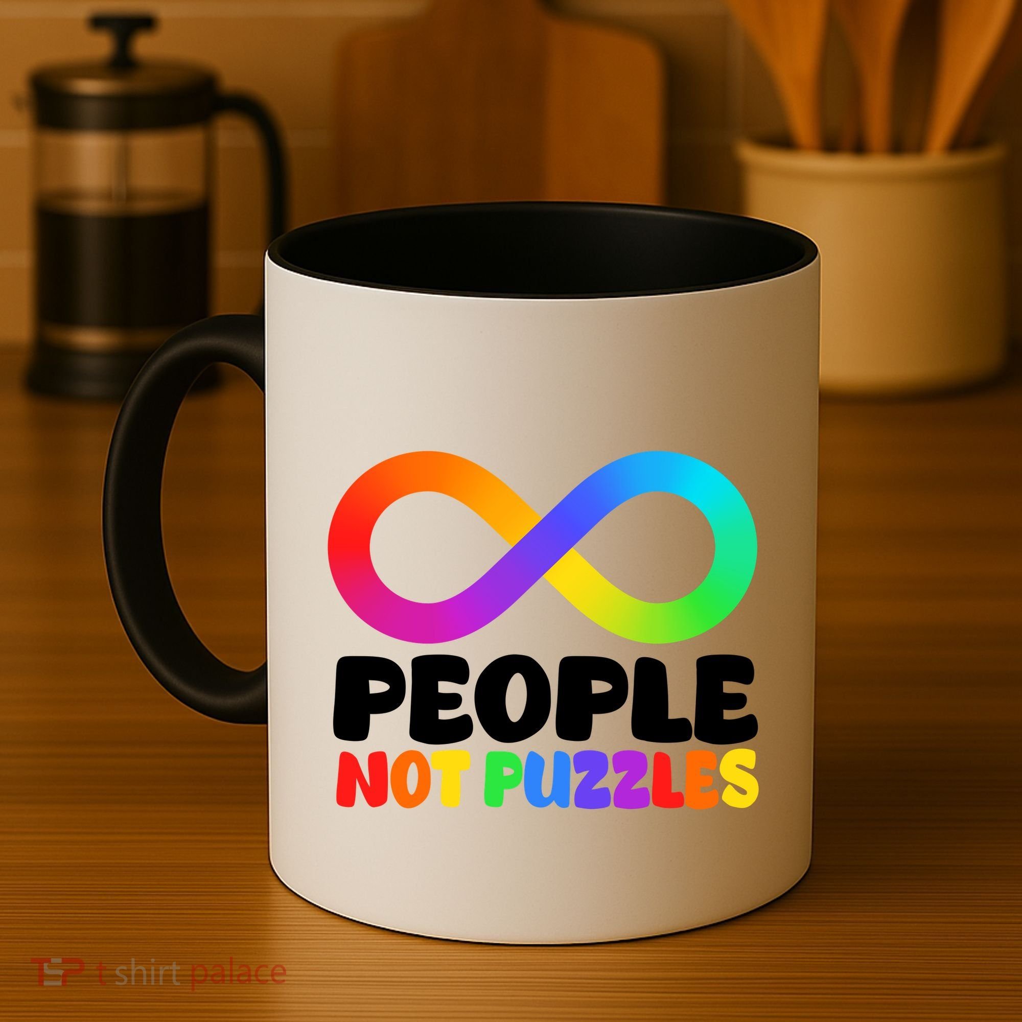 People Not Puzzles Autism Awareness Coffee Mug