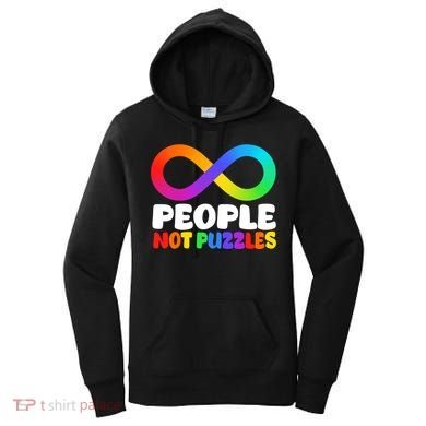 People Not Puzzles Autism Awareness Women's Hoodie