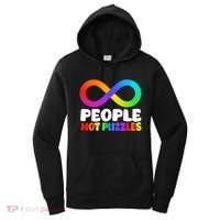 People Not Puzzles Autism Awareness Women's Hoodie thumb 0