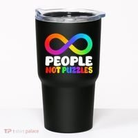 People Not Puzzles Autism Awareness Tumbler thumb 0