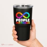 People Not Puzzles Autism Awareness Tumbler thumb 2