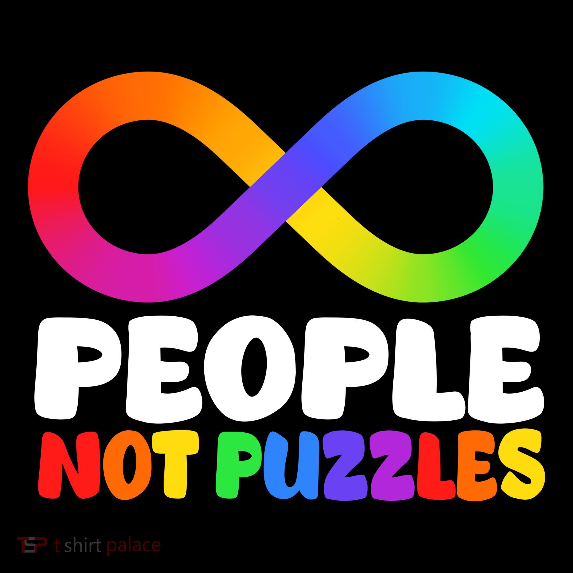 People Not Puzzles Autism Awareness Mousepad