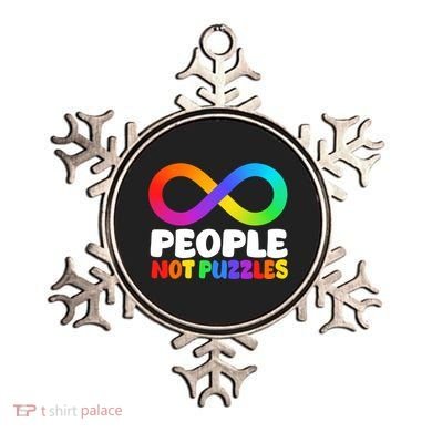 People Not Puzzles Autism Awareness Ornament
