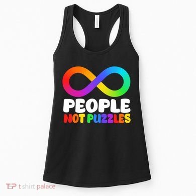 People Not Puzzles Autism Awareness Women's Tank Top