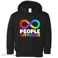 People Not Puzzles Autism Awareness Toddler Hoodie thumb 0