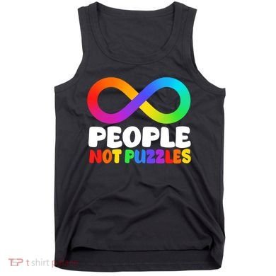 People Not Puzzles Autism Awareness Tank Top