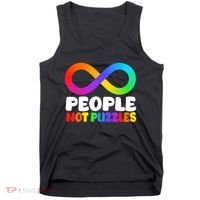People Not Puzzles Autism Awareness Tank Top thumb 0